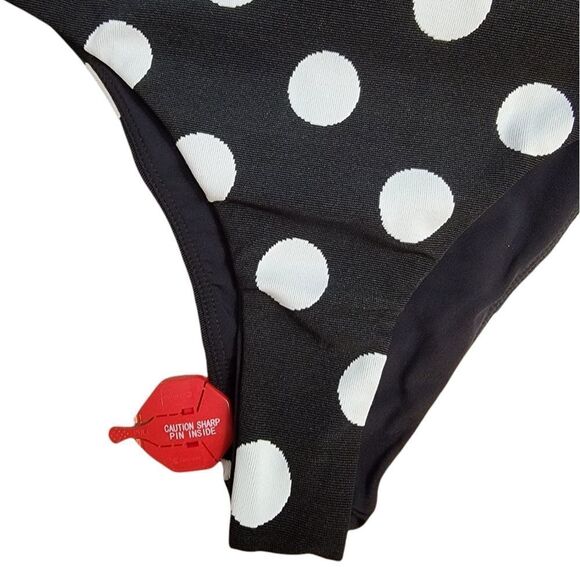 Mara Hoffman Anthropologie Polka Dot Bikini Bottom M - Picture 5 of 5